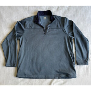 Callaway Men's Blue Quarter Zip Sweater with Pockets Size XL